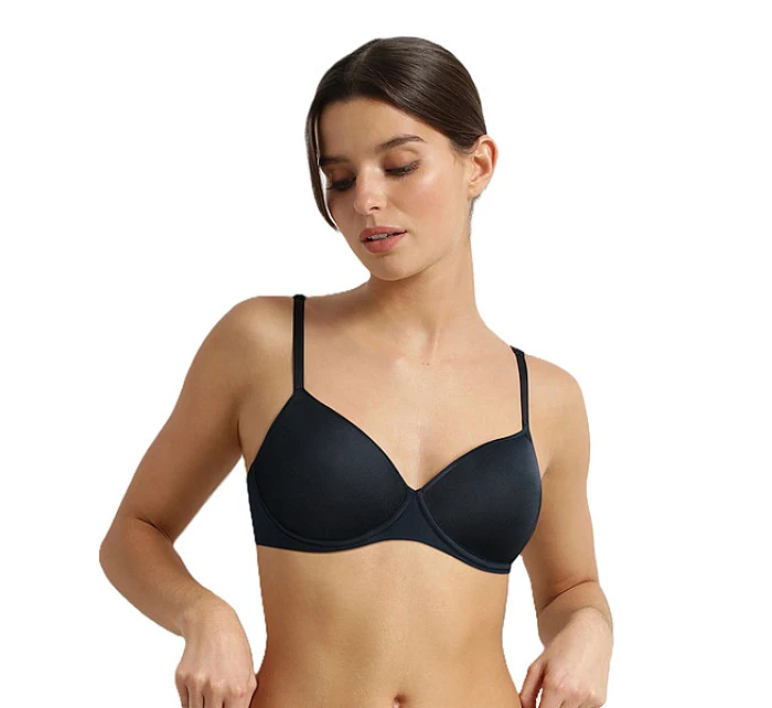 Dámská hladká podprsenka bez kostic DIM INVISIBLE WIRELESS PADDED BRA - DIM - černá Dámská hladká podprsenka bez kostic DIM INVISIBLE WIRELESS PADDED BRA - DIM - černá