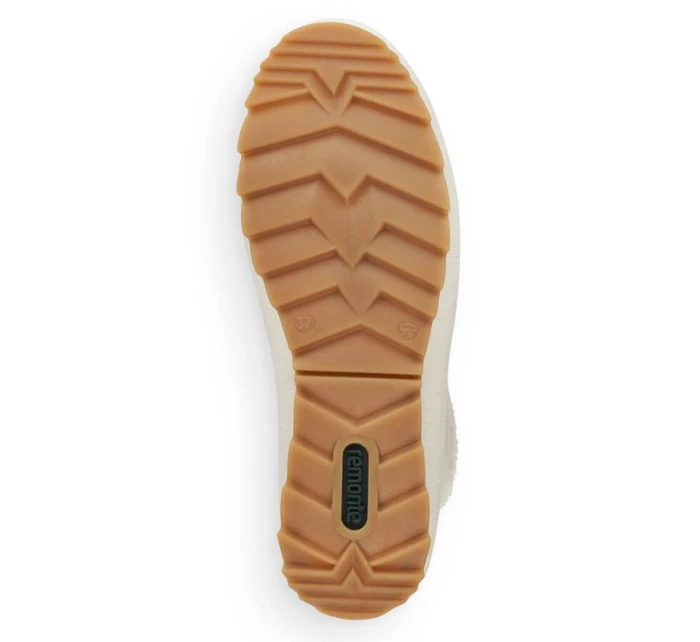 Kožené nepromokavé zateplené boty W white model 21391182 - Rieker