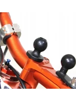 Držák a nabíječka telefonu FreedConn MC7C + držák na rám hlavy BM2R