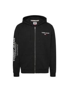 Tommy Hilfiger pánská mikina  Zip Hoodie černá s kapucí - model 21932232