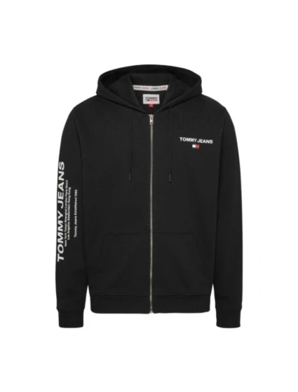 Tommy Hilfiger pánská mikina  Zip Hoodie černá s kapucí - model 21932232