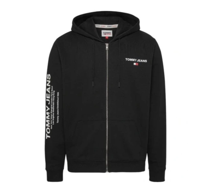 Tommy Hilfiger pánská mikina  Zip Hoodie černá s kapucí - model 21932232