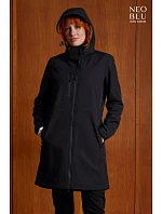 Women Dámský kabát deep black model 22499545 - NEOBLU Women Dámský kabát deep black model 22499545 - NEOBLU
