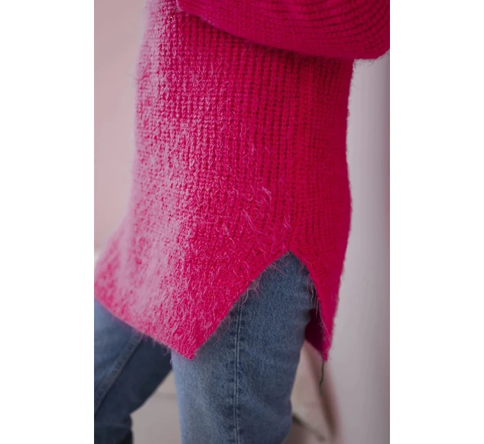 Svetr s model 20553418 růžový neon - K-Fashion