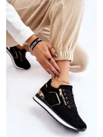 Semišové Sportovní Boty Na Černá model 21606382 - Boto Semišové Sportovní Boty Na Černá model 21606382 - Boto