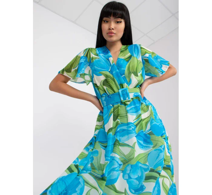 Šaty DHJ SK 15967.54P modrá