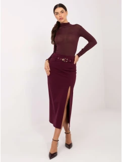 Spódnica IT SD model 21789055 bordowy - FPrice