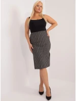 Sukně LK SD 509514 1.43 šedá černá Sukně LK SD 509514 1.43 šedá černá