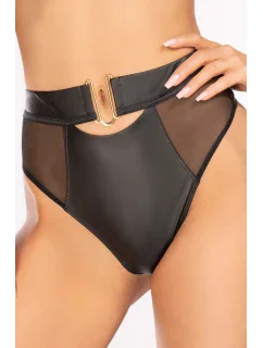 Spodní díl bikin s vysokým sedem V-10576 černý - Axami