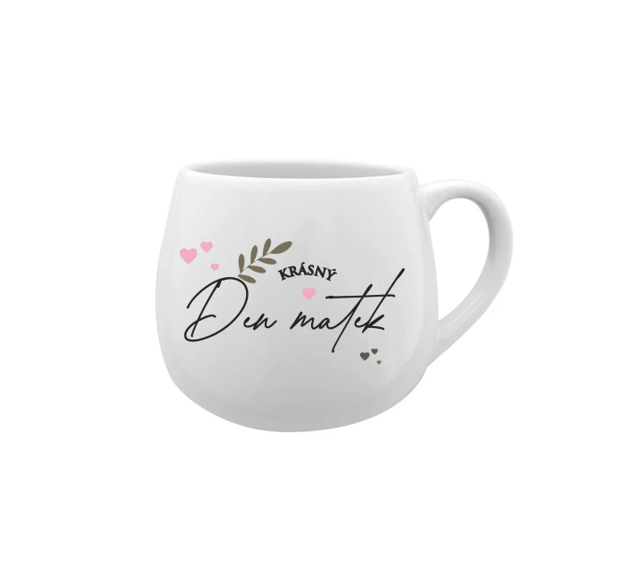 KRÁSNÝ DEN MATEK - bílý keramický hrníček 300 ml