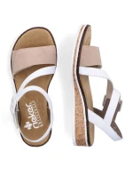 Pohodlné kombinované sandály Rieker W RKR678