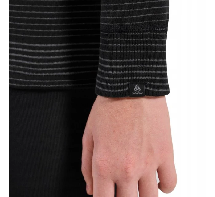 Odlo dětský set spodního prádla dlouhý ACTIVE WARM ECO SET velikost 92cm Black Grey