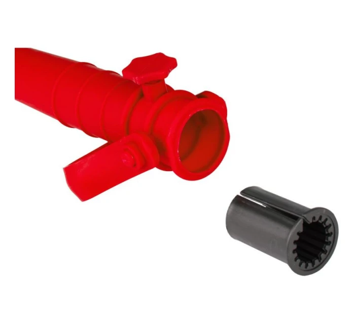 PLASTOVÁ ZÁKLADNA DEŠTNÍKU ŠROUBOVACÍ ČERVENÁ