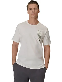 Pánské tričko 4F M2665 krémové 4FWSS26TTSHM2665 12S
