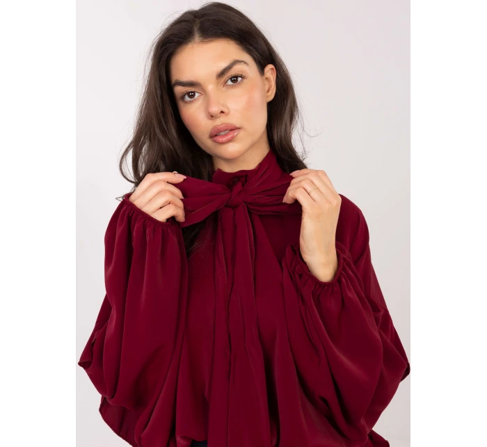 Koszula IT KS model 21795616 bordowy - FPrice Koszula IT KS model 21795616 bordowy - FPrice