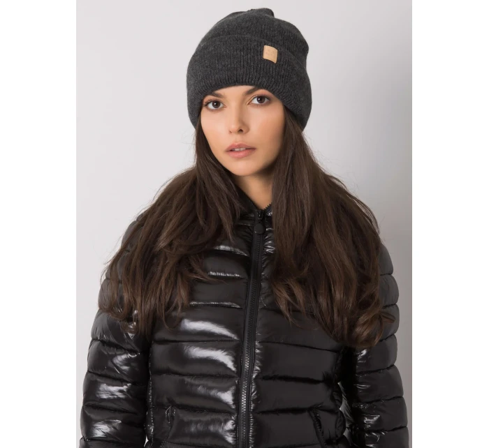 Dámská čepice 13 tmavě šedá