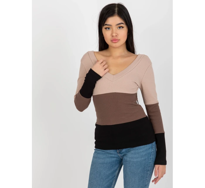 Halenka RV BZ 8429.31P černá a béžová