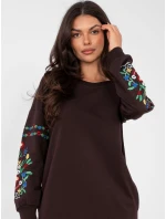 Šaty RV SK 8979.94P tmavě hnědé