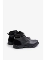 Zateplené Pánské Trapery Z Eko Kůže Černé Venredia