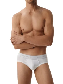 Pánské slipy 1581 white - Atlantic