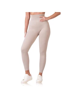Dámské módní legíny RELAX & GO RIB OPTIC LEGGINGS - BELLINDA - taupe