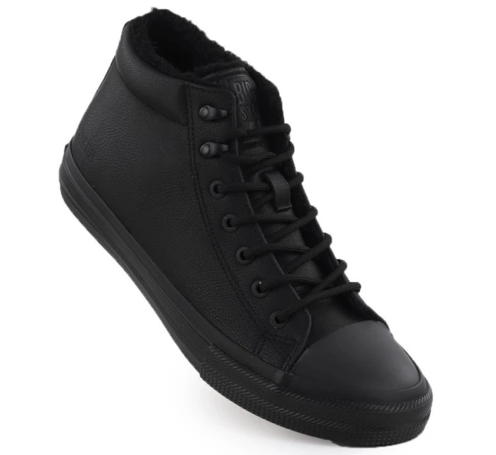 Pánské černé zateplené kotníkové tenisky model 21905111 - Big Star Pánské černé zateplené kotníkové tenisky model 21905111 - Big Star