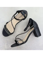 Dámské ažurové sandály béžové model 21904482 - Sabatina