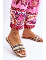 Klasické ploché podpatky Béžové model 21620363 - Boto