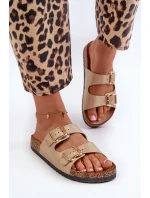 Dámské sandály se zlatými přezkami Fronila Dámské sandály se zlatými přezkami Fronila