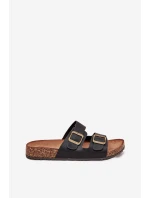 Dámské Sandály Na Platformě S Přezkami Černé model 21704326 - EVENTO Dámské Sandály Na Platformě S Přezkami Černé model 21704326 - EVENTO