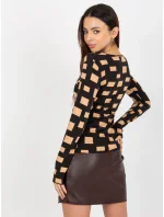 Dámská halenka LK BZ 509198.48P černá - FPrice Dámská halenka LK BZ 509198.48P černá - FPrice