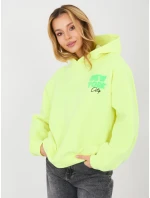 Mikina MJ BL H2587.82 fluo žlutá Mikina MJ BL H2587.82 fluo žlutá