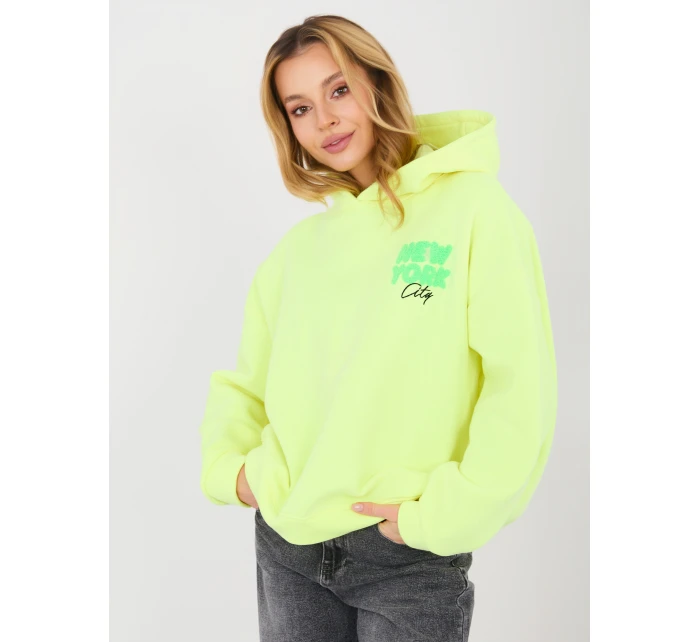 Mikina MJ BL H2587.82 fluo žlutá Mikina MJ BL H2587.82 fluo žlutá