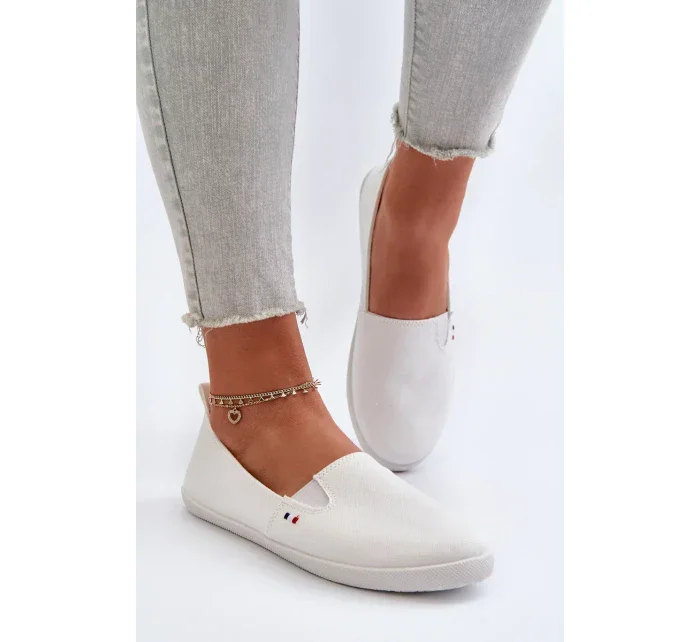 Dámské nazouvací tenisky Sneakers White Adrancia Dámské nazouvací tenisky Sneakers White Adrancia