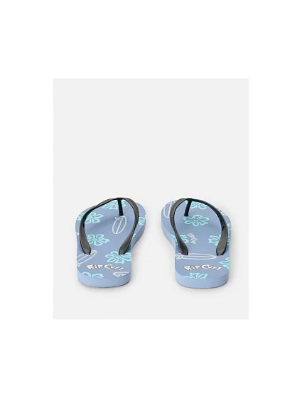Japonki chłopięce model 22245558 Bloom Open Toe Boy niebieskie - Rip Curl