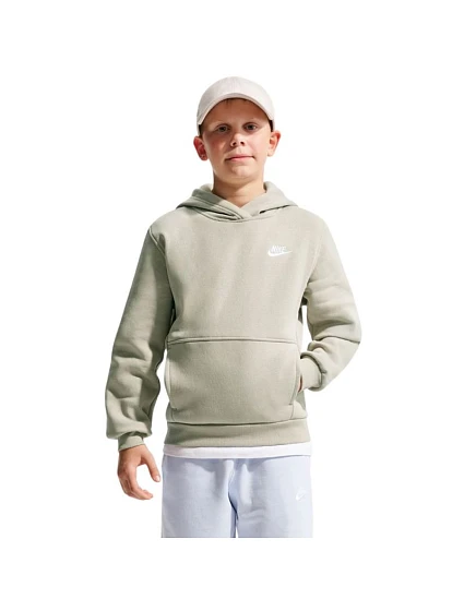 Dětská mikina Nike Sportswear Club Fleece, světle zelená, velikost L model 22310199 - No name Dětská mikina Nike Sportswear Club Fleece, světle zelená, velikost L model 22310199 - No name