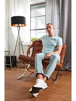 BY 004 Tričko z těžké bavlny model 22433671 powder blue - Build your Brand BY 004 Tričko z těžké bavlny model 22433671 powder blue - Build your Brand