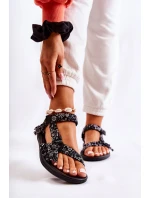 Dámské sandály na suchý zip černé Venna Dámské sandály na suchý zip černé Venna