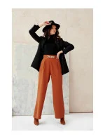 Dámské kalhoty SDP0011 Tmavě hnědá - Roco Dámské kalhoty SDP0011 Tmavě hnědá - Roco