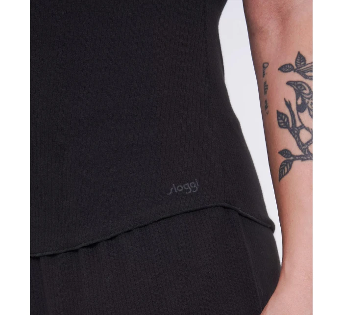 sloggi GO Ribbed T-Shirt - BLACK - SLOGGI BLACK - SLOGGI sloggi GO Ribbed T-Shirt - BLACK - SLOGGI BLACK - SLOGGI