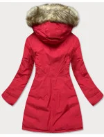 ZIMOWA KURTKA DAMSKA Z KAPTUREM CZERWONA model 21242599 - Ann Gissy ZIMOWA KURTKA DAMSKA Z KAPTUREM CZERWONA model 21242599 - Ann Gissy
