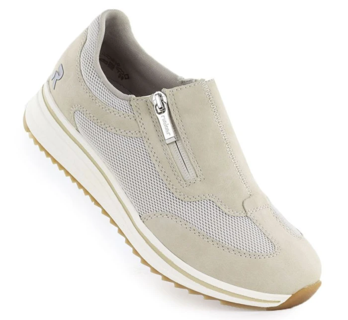 Béžová dámská polobotka model 21948526 - Rieker