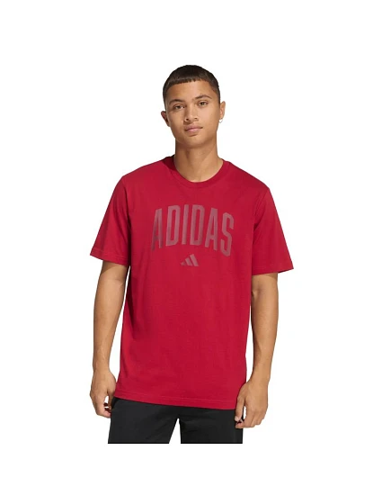 Pánské tričko červené pánské model 22058313 - ADIDAS Pánské tričko červené pánské model 22058313 - ADIDAS