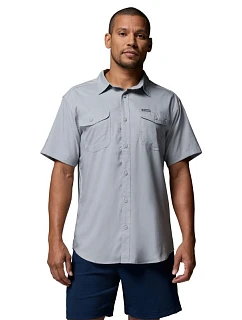 Košile Columbia Utilizer II Solid s krátkým rukávem 1577762039, šedá, velikost L
