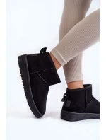 Dámské teplé sněhule Big Star model 21599856 Černe - Big Star Shoes Dámské teplé sněhule Big Star model 21599856 Černe - Big Star Shoes