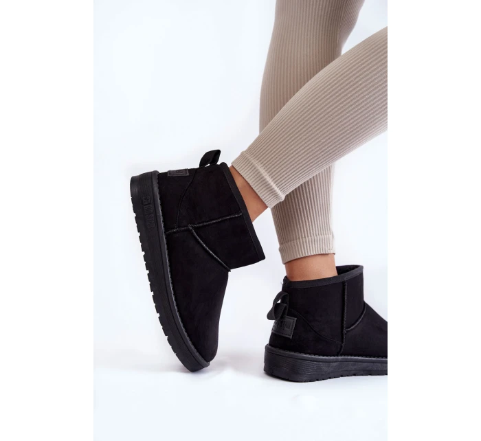 Dámské teplé sněhule Big Star model 21599856 Černe - Big Star Shoes Dámské teplé sněhule Big Star model 21599856 Černe - Big Star Shoes