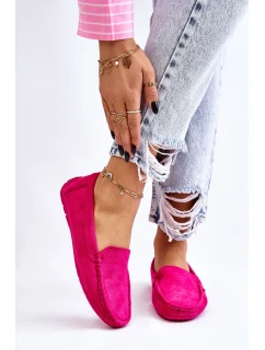 Dámské Semišové Mokasíny Fuchsie Morreno
