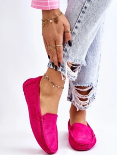 Dámské Semišové Mokasíny Fuchsie model 21608207 - EVENTO