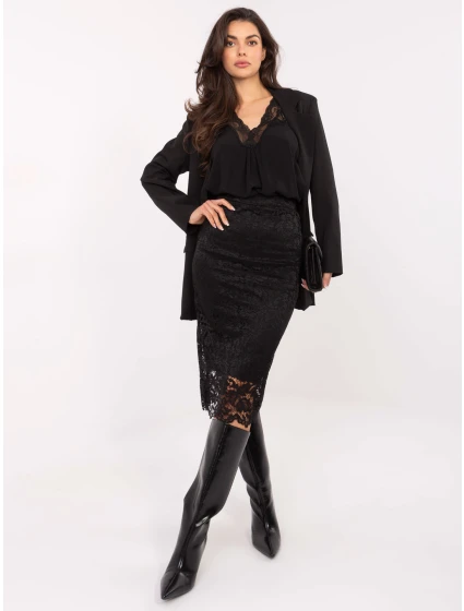 Spódnica MI SD model 21724657 czarny - FPrice