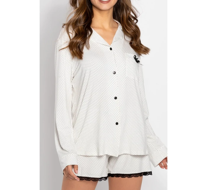 Pyžamo Betty Ecru - Momenti Per Me